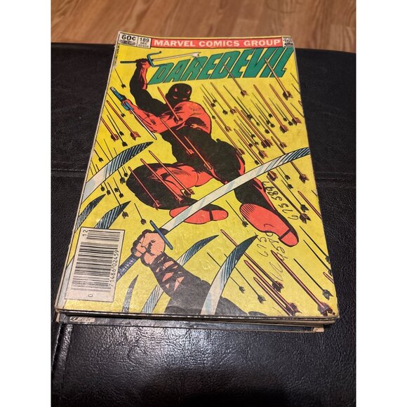 Marvel Daredevil Comic Book Lot of 8 #115,185,189,198,202,206,211,212 Vtg 1980s - Picture 8 of 9